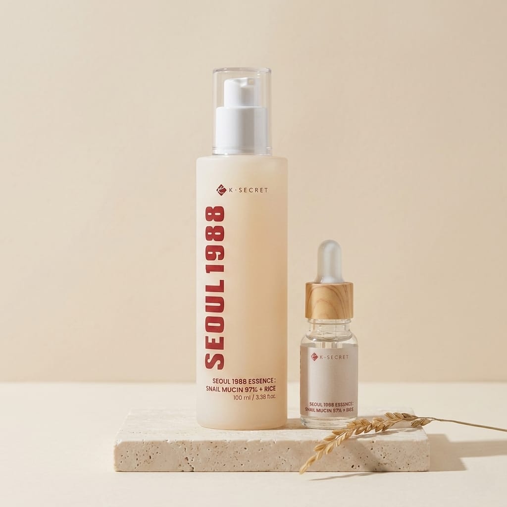 K-Secret Seoul 1988 Essence Snail Mucin 97% + Rice