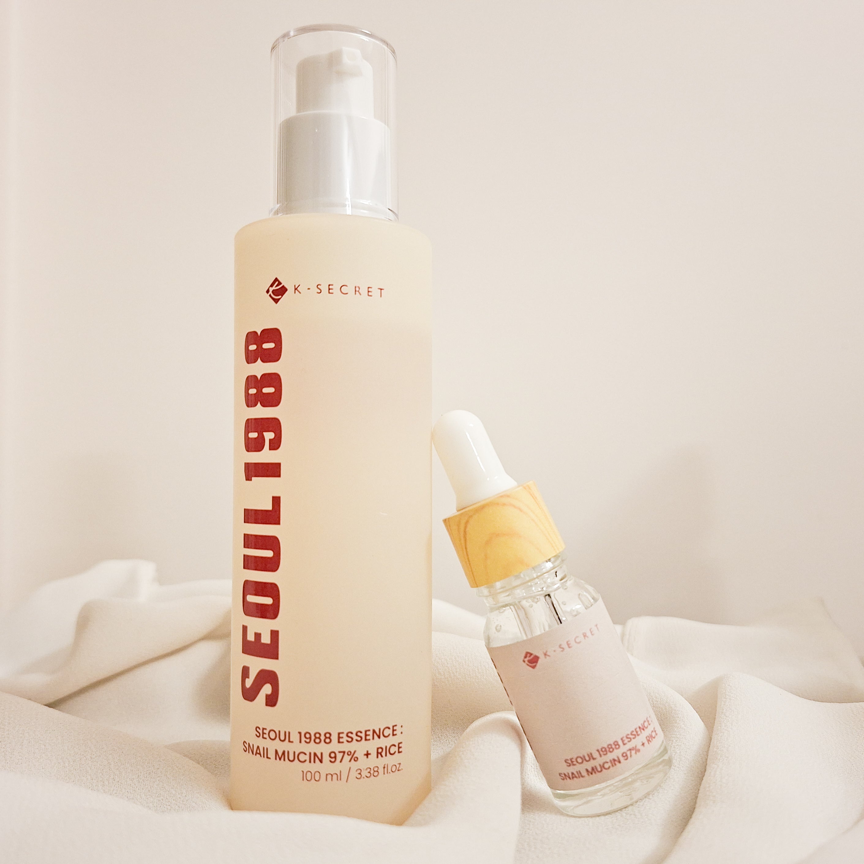 K-Secret Seoul 1988 Essence Snail Mucin 97% + Rice