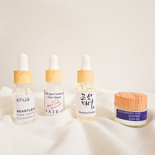 Oily skin with acne scars