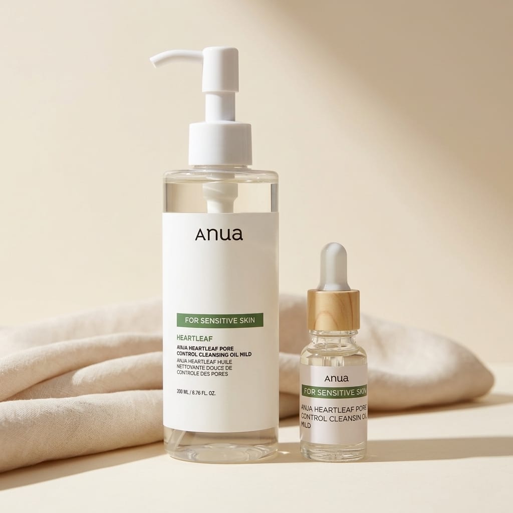 Anua Heartleaf Mild pore control cleansing oil